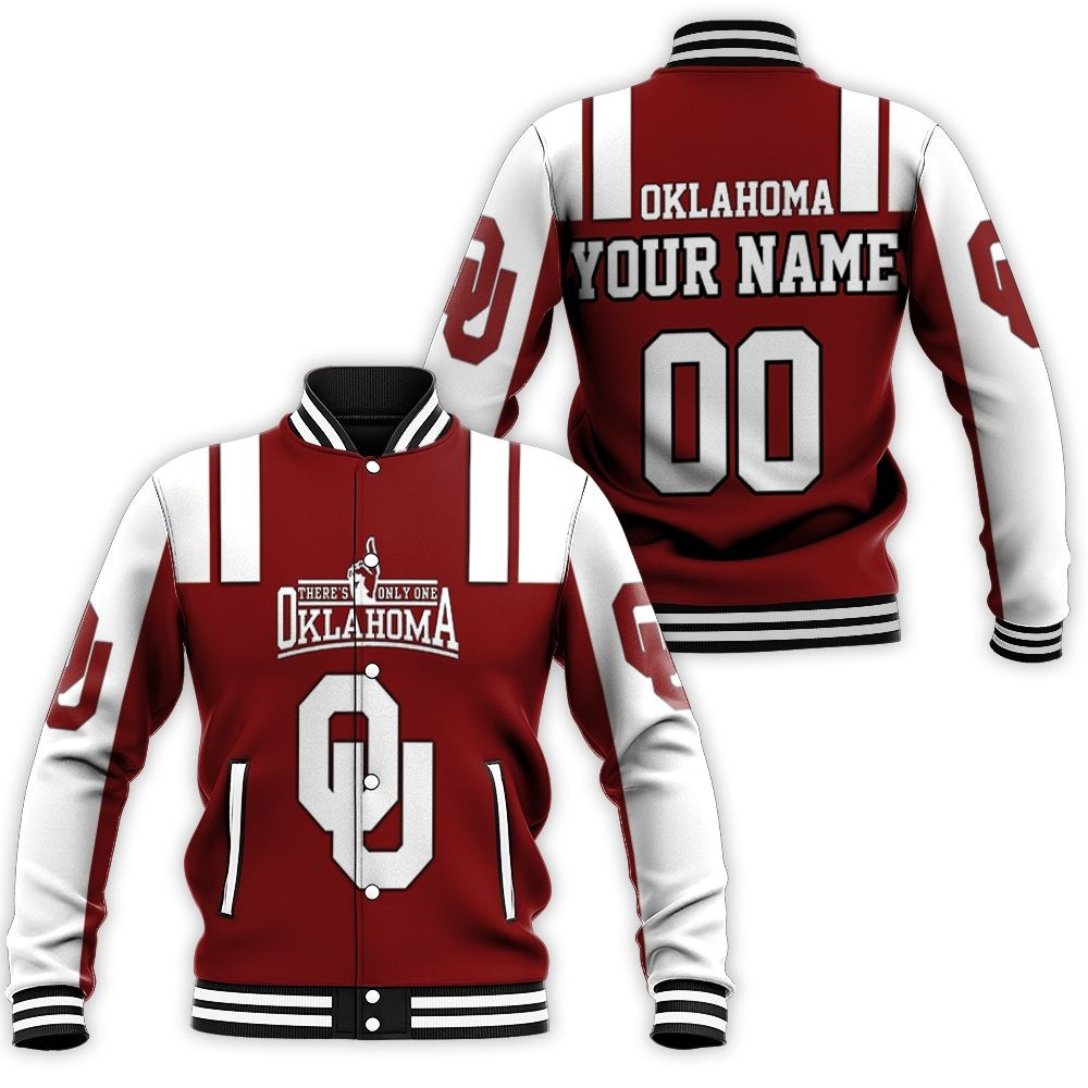 Oklahoma Sooners Fans Personalized Baseball Jacket for Men Women