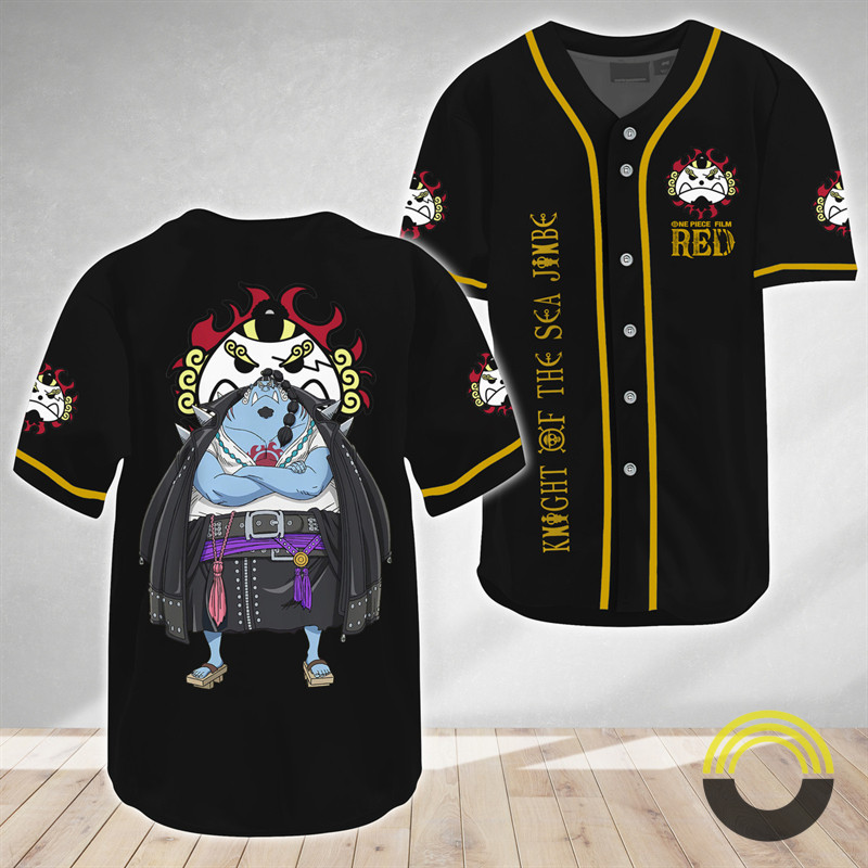 One Piece Film Red Knight Of The Sea Jinbei Baseball Jersey