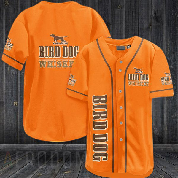 Orange Bird Dog Baseball Jersey