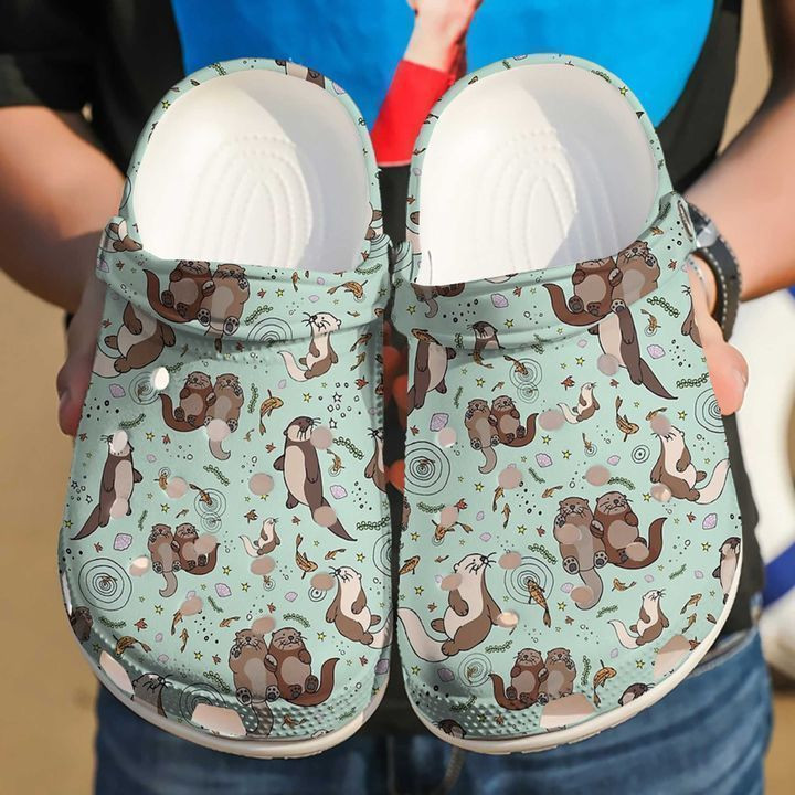 Otter Love Crocs Classic Clogs Shoes