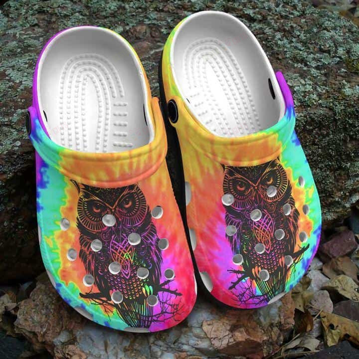 Owl Crocs Classic Clogs Shoes