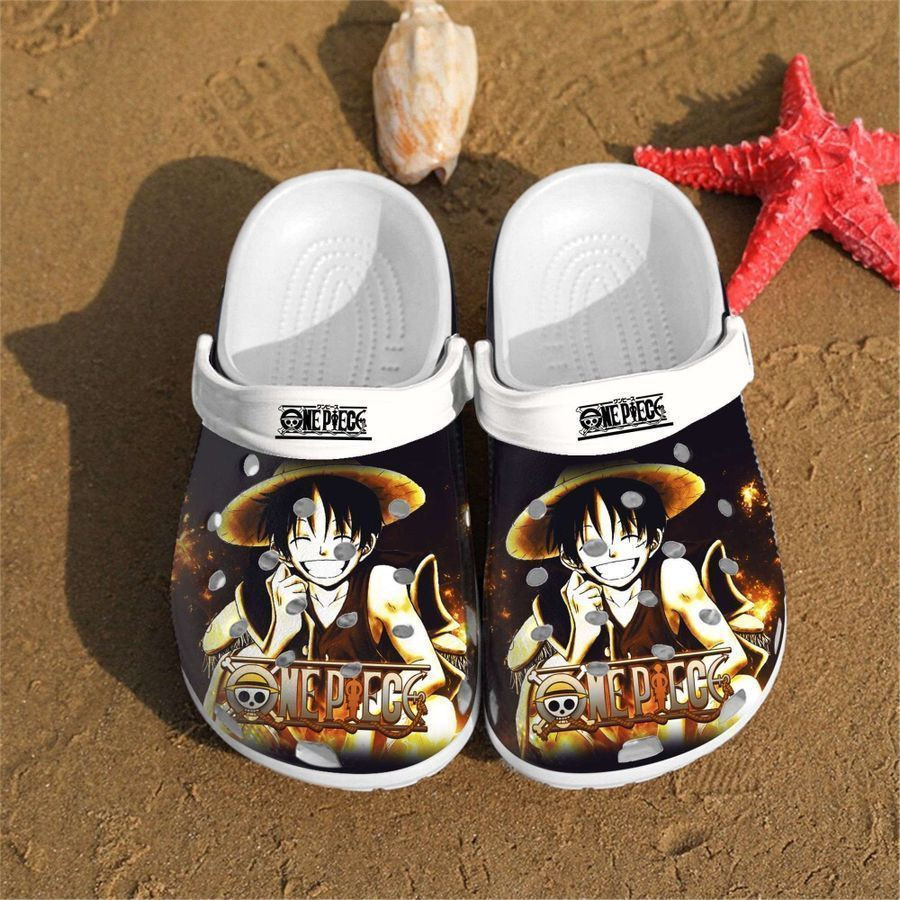 Personalised One Piece Art Custom Crocs Clog Shoes
