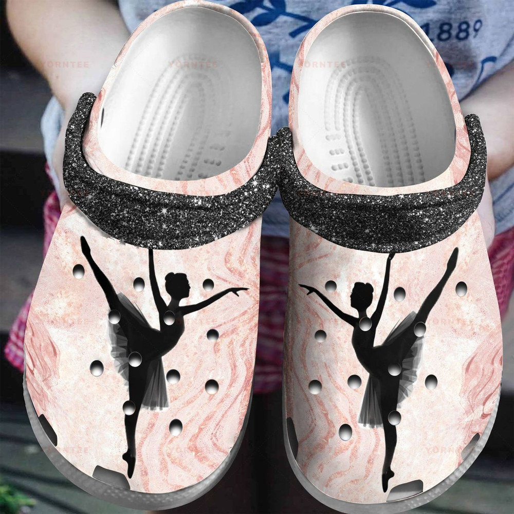 Personalized Ballet Dance 5 Gift For Lover Rubber Crocs Clog Shoes Comfy Footwear