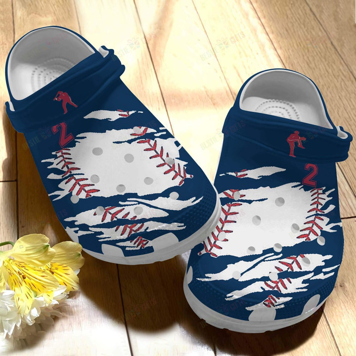 Personalized Baseball Ball Crocs Classic Clogs Shoes