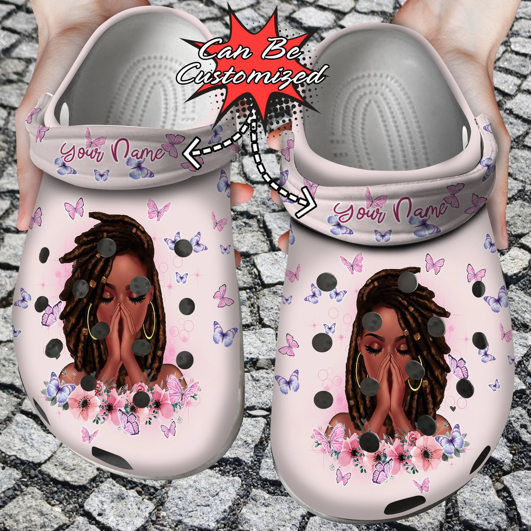 Personalized Black Girl You Are Beautiful Crocs Clog Shoes Custom Crocs