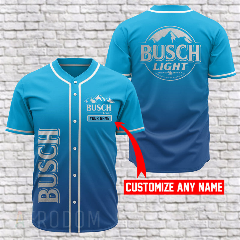 Personalized Busch Light Baseball Jersey