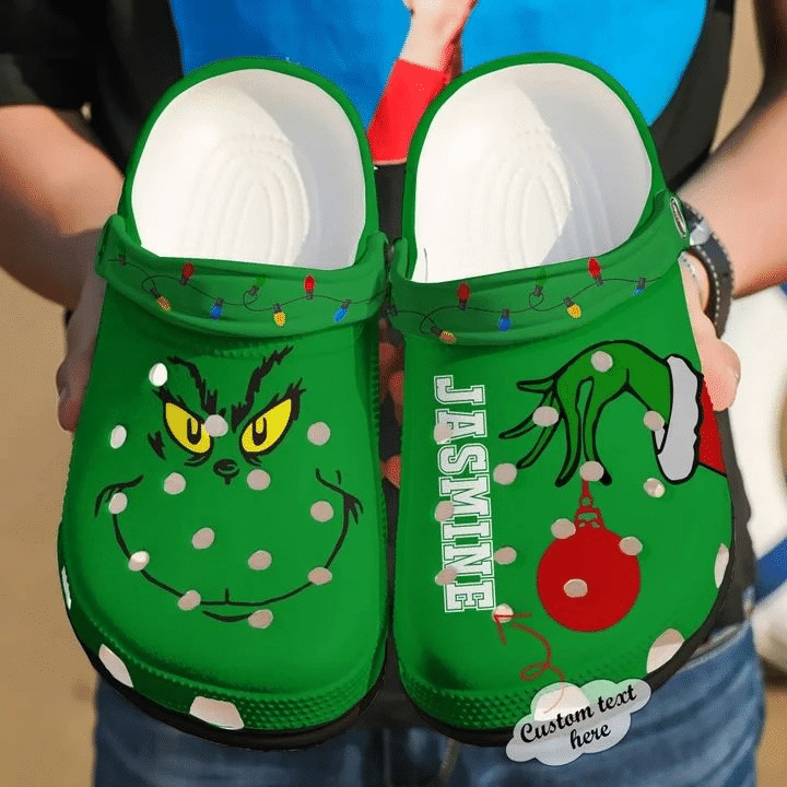 Personalized Christmas Gift The Grinch Crocs Classic Clogs Shoes
