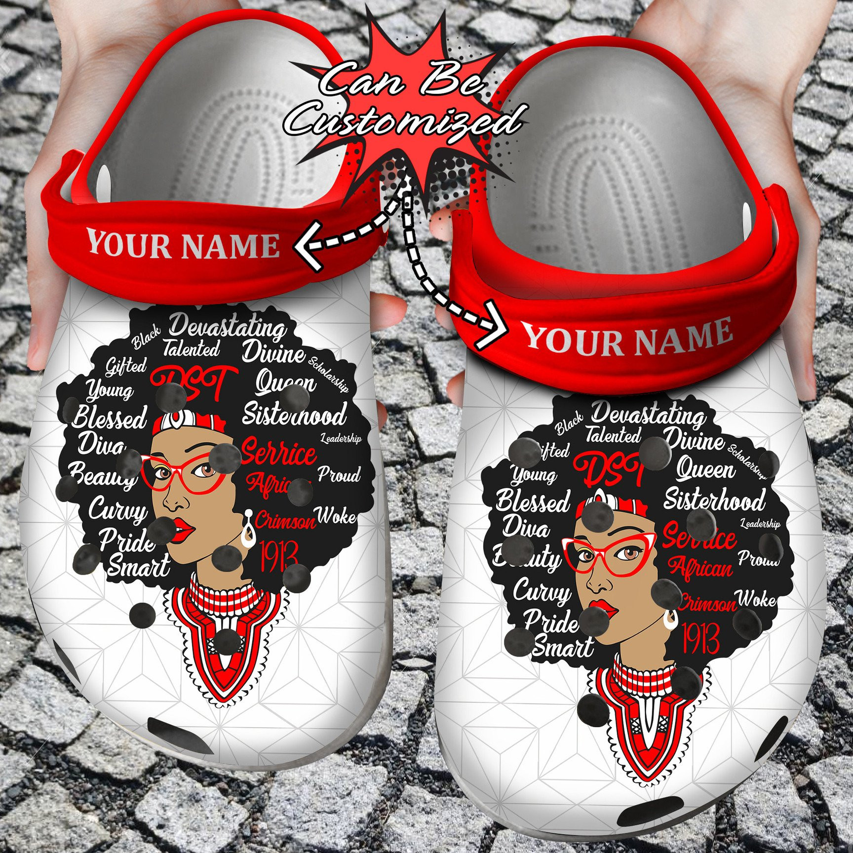 Personalized DST Queen Crocs Clog Shoes Custom Crocs