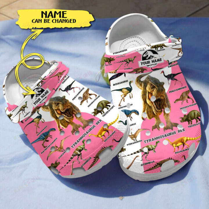 Personalized Dinosaurs Collection Crocs Classic Clogs Shoes