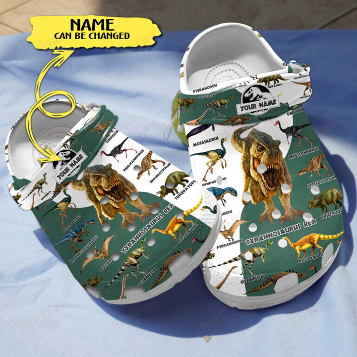 Personalized Dinosaurs Collection Crocs Classic Clogs Shoes