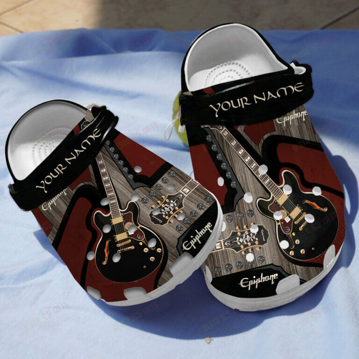 Personalized Epiphone Guitar Crocs Classic Clogs Shoes