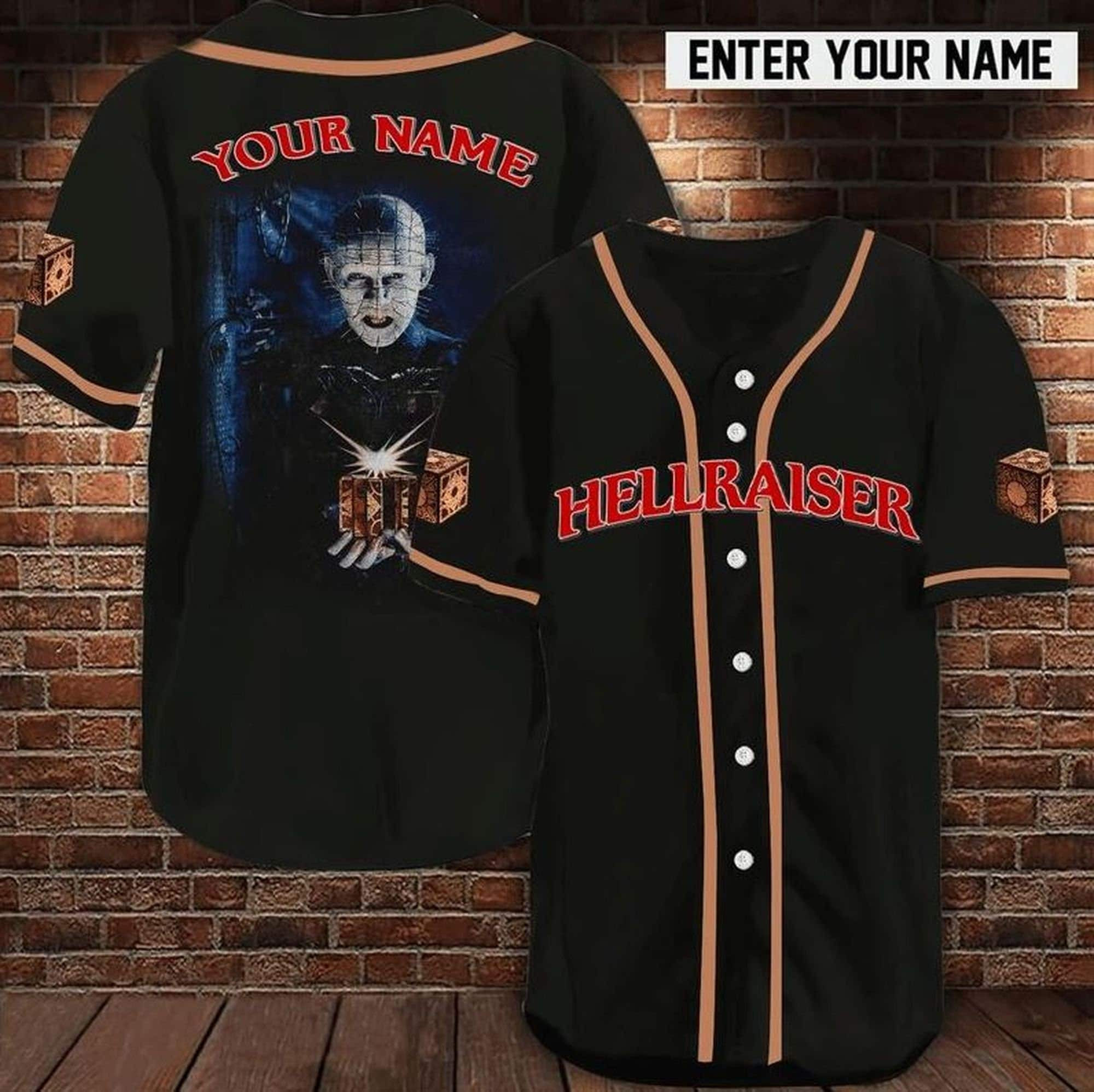 Personalized Hellraiser Movies 456 Gift For Lover Baseball Jersey