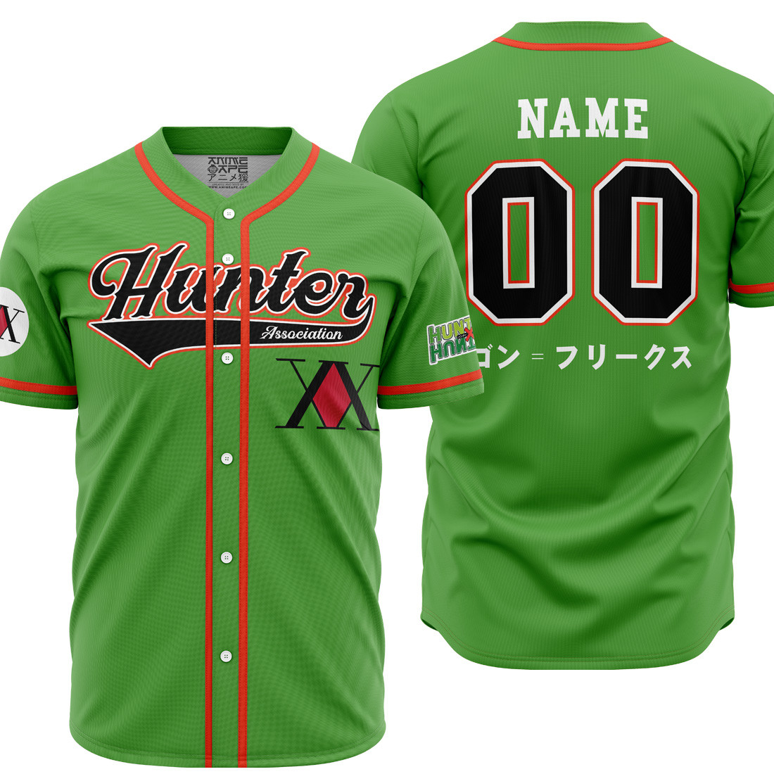 Personalized Hunter Association Gon Hunter X Hunter Baseball Jersey