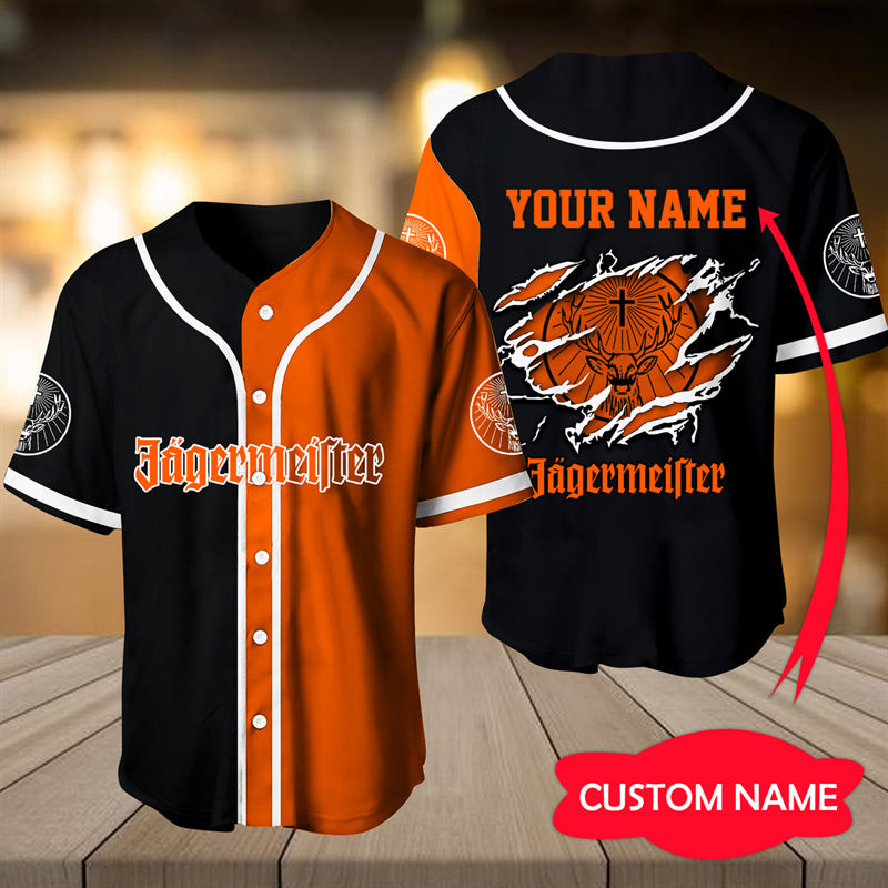 Personalized Jagermeister Baseball Jersey