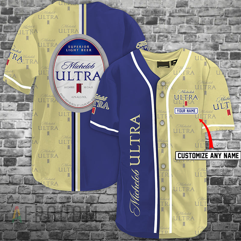 Personalized Michelob Ultra Baseball Jersey