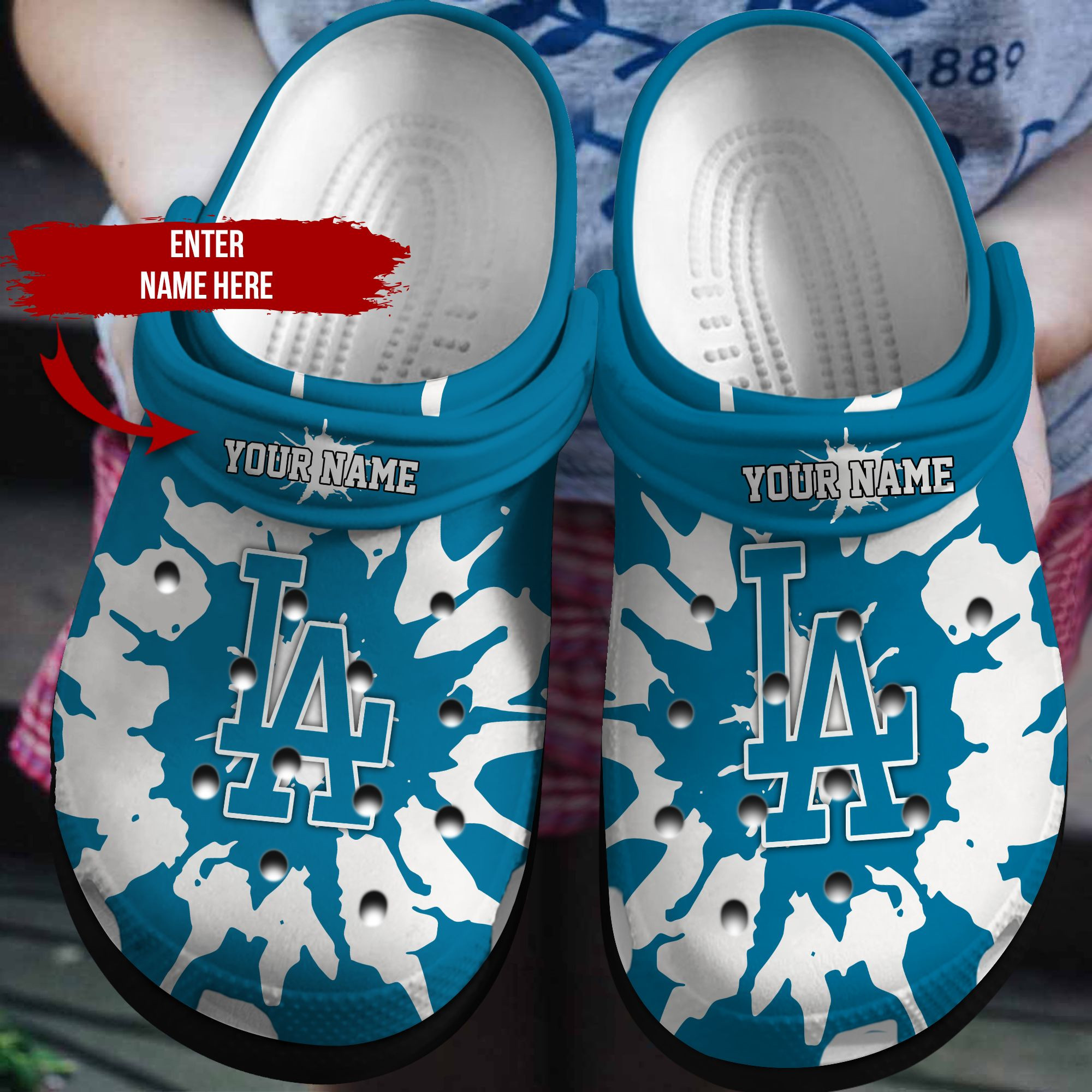 Personalized Mlb Los Angeles Dodgers Crocs Clog Shoescrocband Clog Trusted Shopping Online In The World