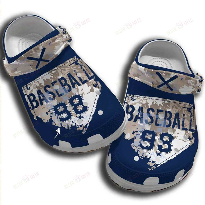 Personalized Player Baseball Camo Color Crocs Classic Clogs Shoes