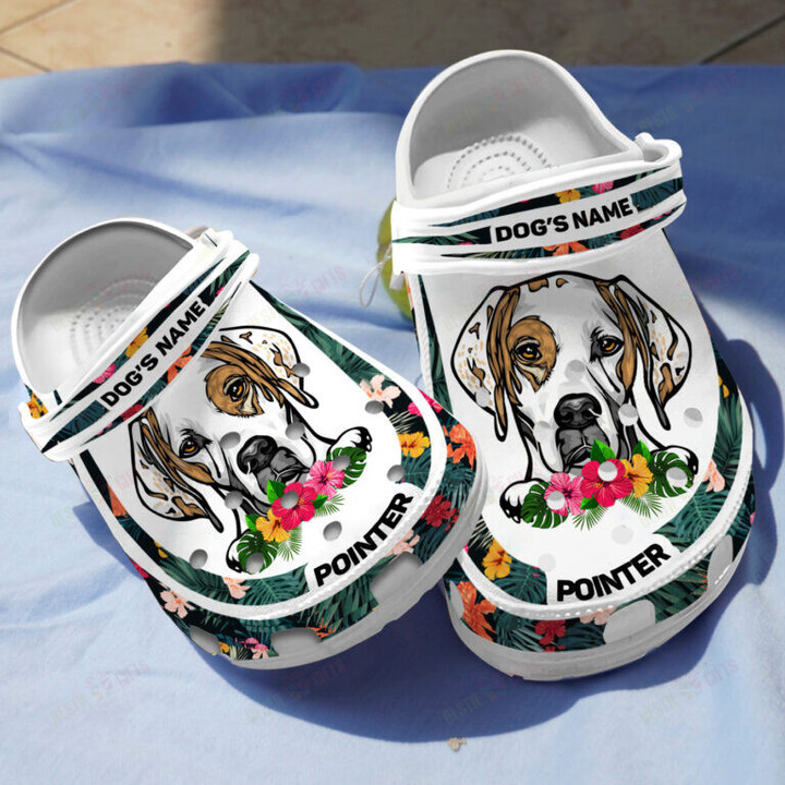 Personalized Pointer Crocs Classic Clogs Shoes