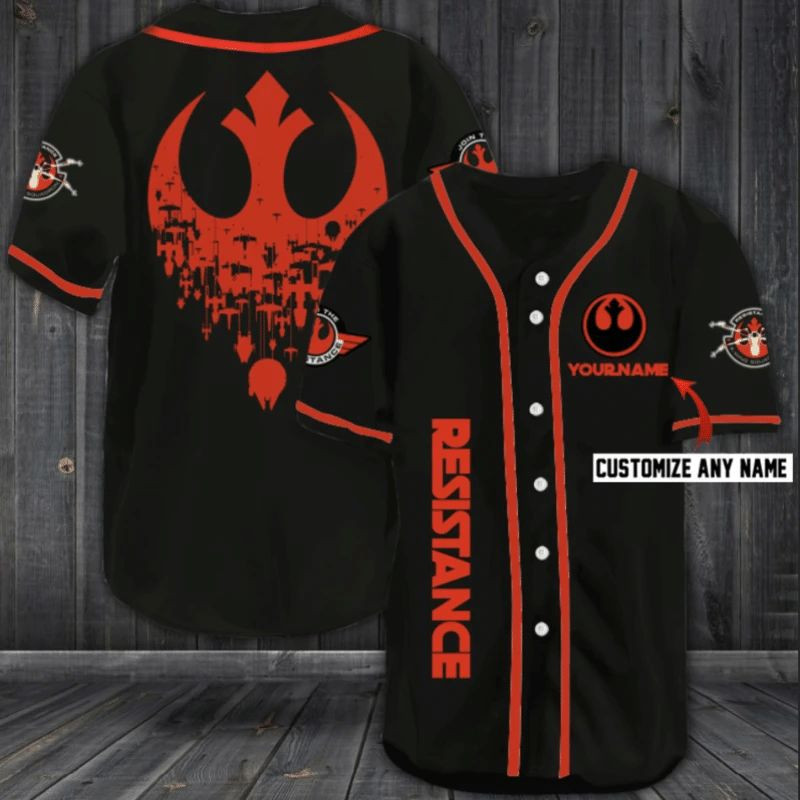 Personalized Star Wars Resistance 222 Gift For Lover Baseball Jersey