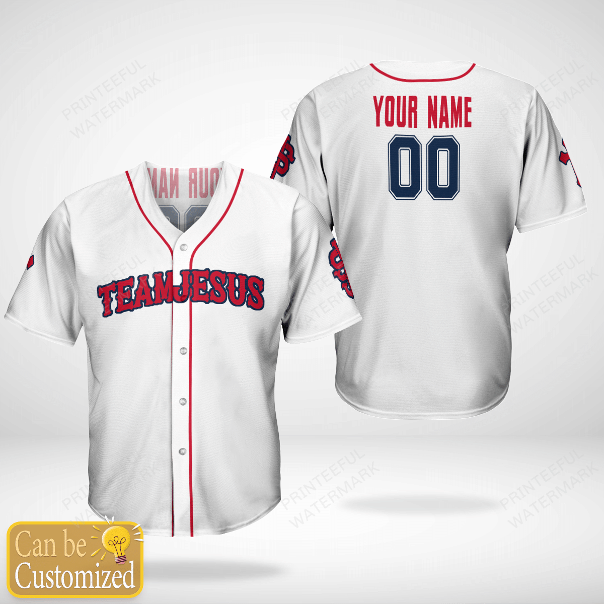 Personalized Team Jesus Baseball Jersey Personalized and Number