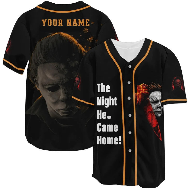 Personalized The Night Michael Myers Came Home Jersey Shirt