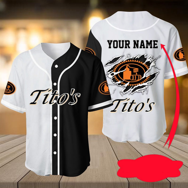 Personalized Titos Baseball Jersey