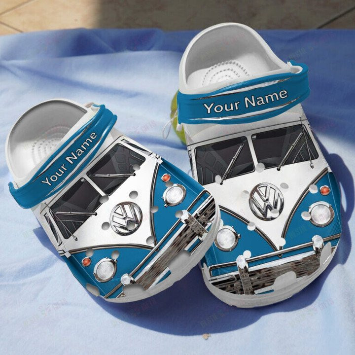 Personalized VW Campervan Crocs Classic Clogs Shoes