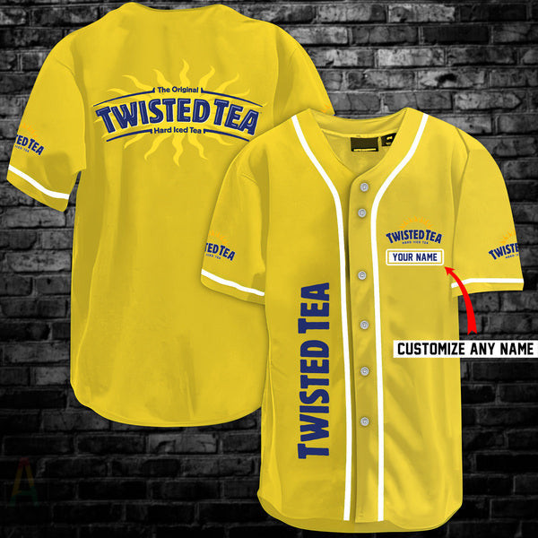 Personalized Vintage Multicolor Twisted Tea Baseball Jersey