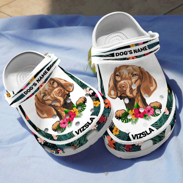 Personalized Vizsla Crocs Classic Clogs Shoes