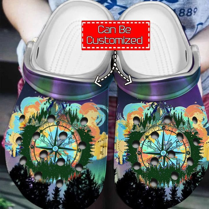 Personalized Wild Child Crocs Clog Shoes Camping Crocs