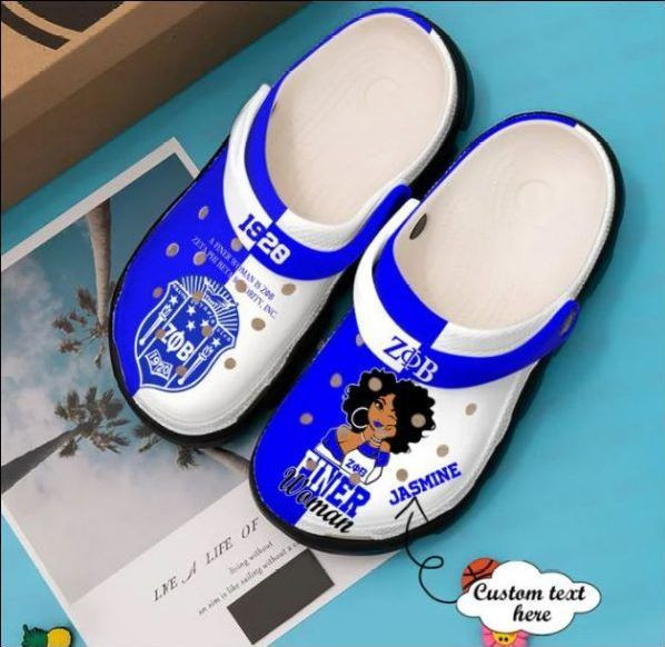 Personalized Zeta Phi Beta Finer Woman 1920 102 Gift For Lover Rubber Crocs Clog Shoes Comfy Footwear