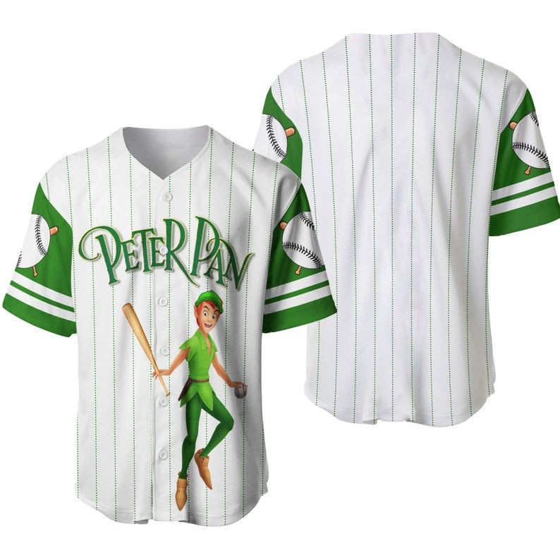 Peter Pan Disney Baseball Jerseyer Jersey