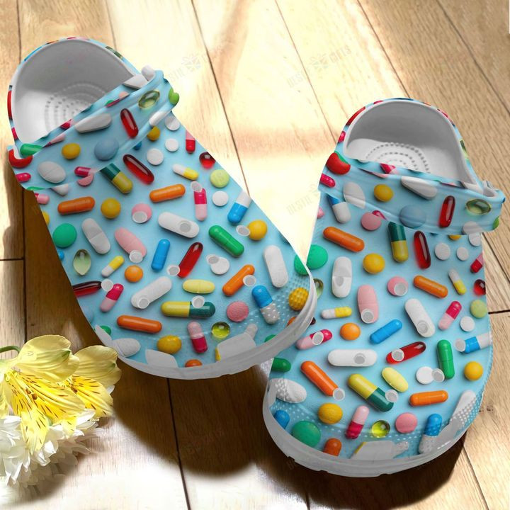 Pharmacist Medicine Pattern Crocs Classic Clogs Shoes