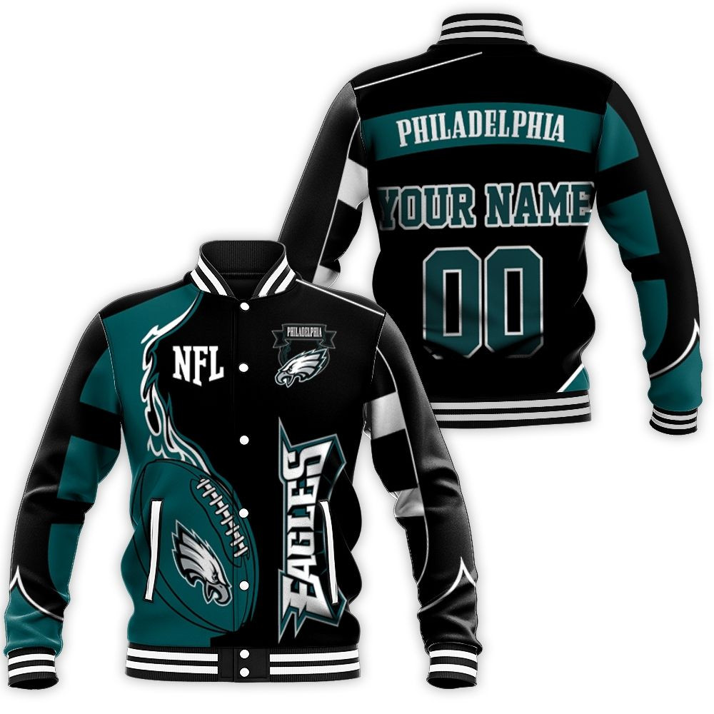 Philadelphia Eagles Nfl Lover Personalized Baseball Jacket for Men Women