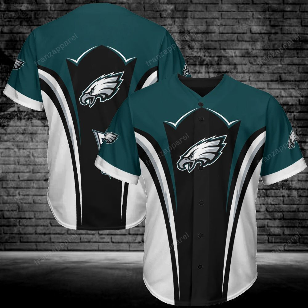 Philadelphia Eagles Personalized 3d Baseball Jersey 295, Unisex Jersey Shirt for Men Women