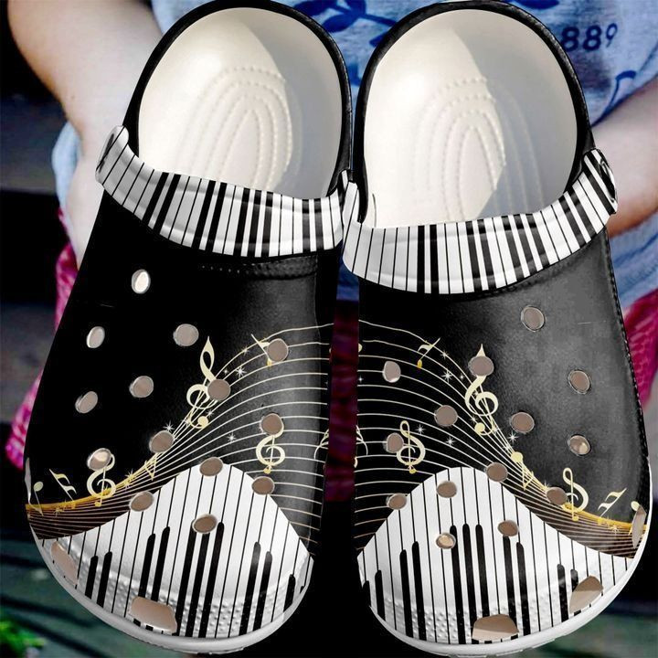 Piano Music Crocs Classic Clogs Shoes