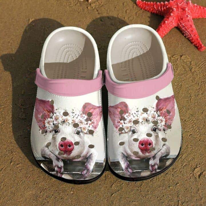 Pig Crocs Classic Clogs Shoes