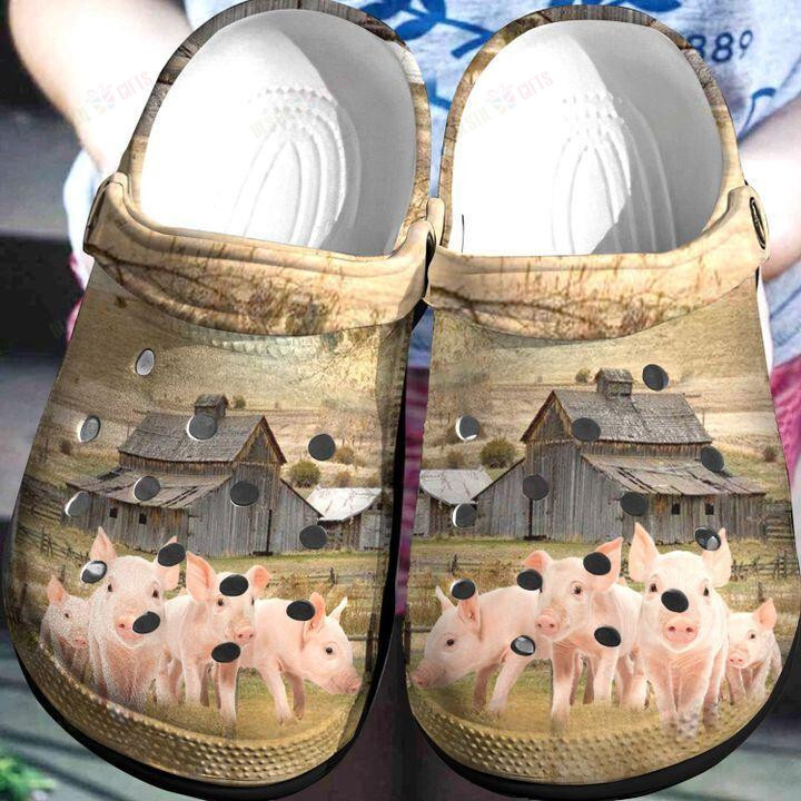 Pig Crocs Classic Clogs Shoes