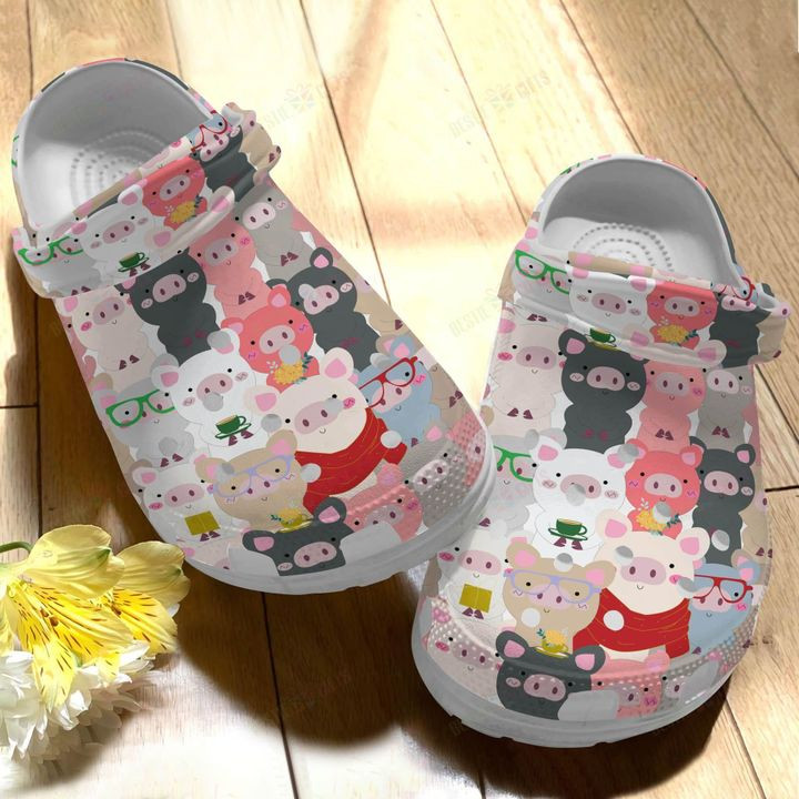 Pig Cute Piggies Crocs Classic Clogs Shoes PANCR0465