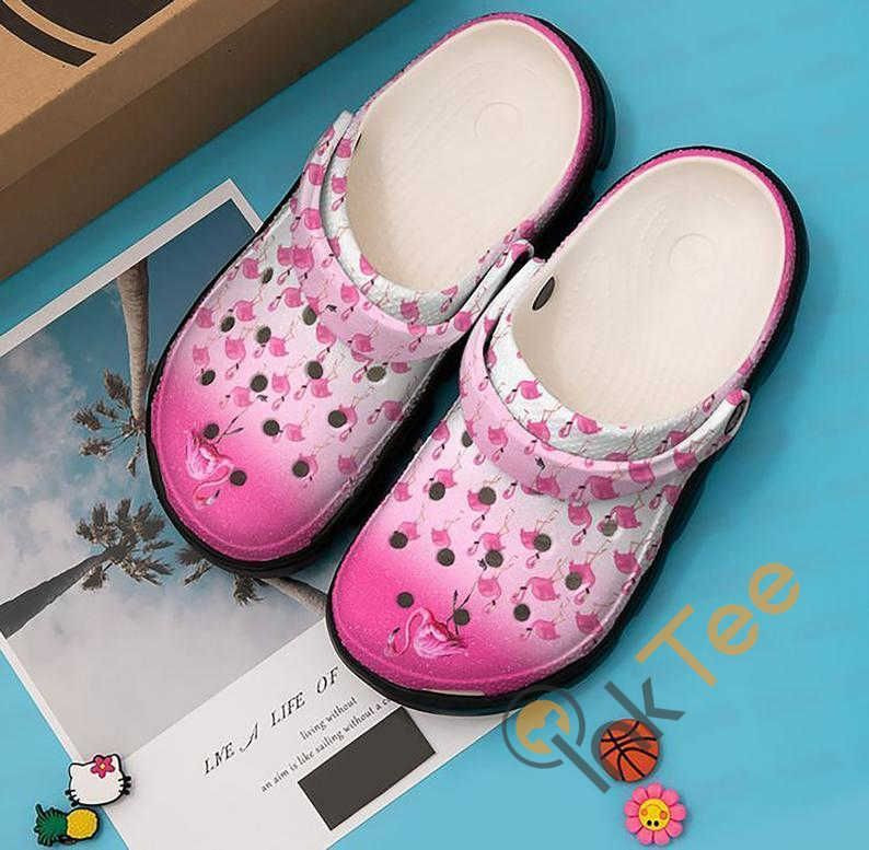 Pink Flamingo Crocs Clog Shoes