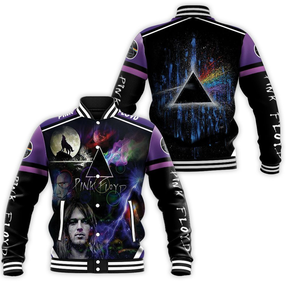 Pink Floyd Dark Side Of The Moon Baseball Jacket for Men Women