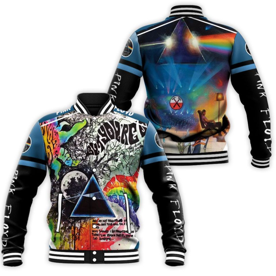 Pink Floyd Graffiti Wall Baseball Jacket for Men Women