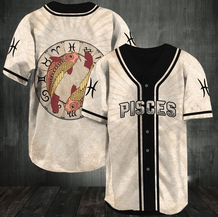 Pisces Is A Perfect Zodiac 3d Personalized 3d Baseball Jersey h
