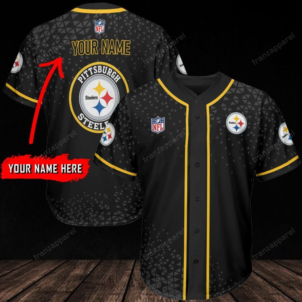 Pittsburgh Steelers Personalized Baseball Jersey 328, Unisex Jersey Shirt for Men Women