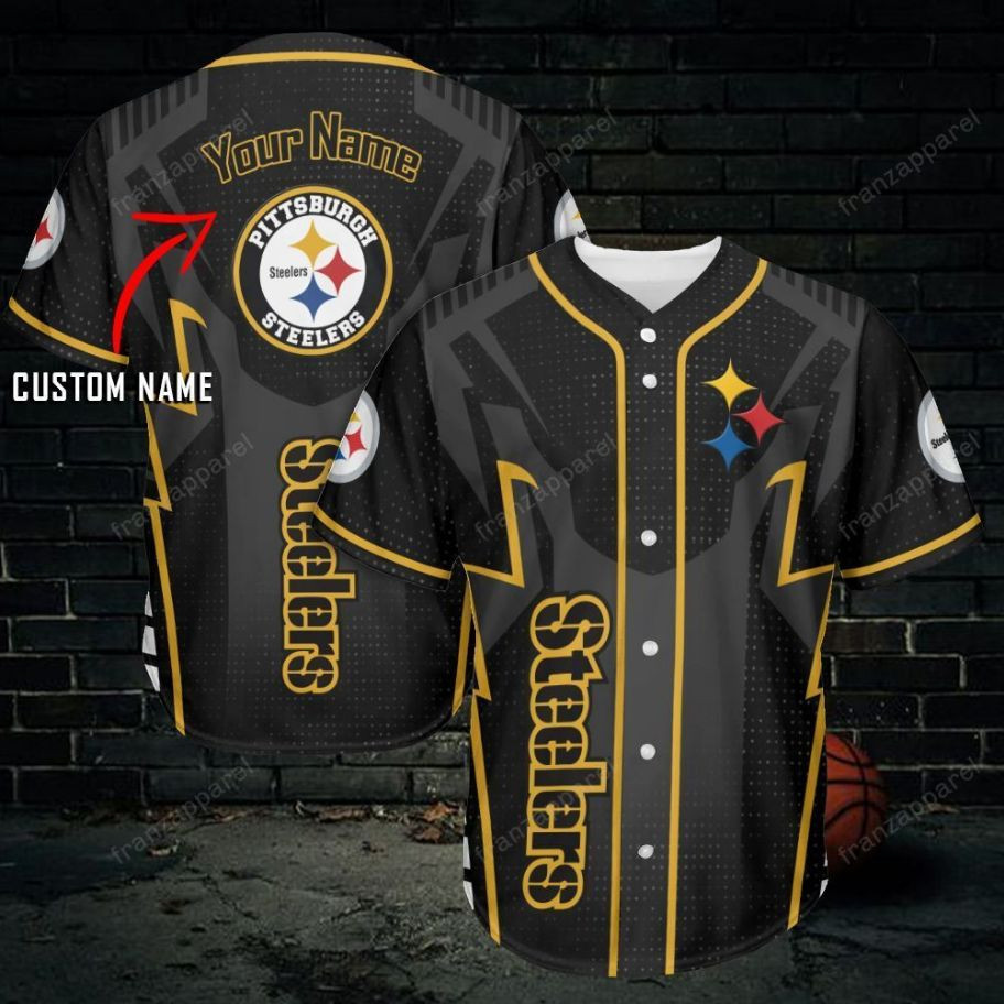 Pittsburgh Steelers Personalized Baseball Jersey 480