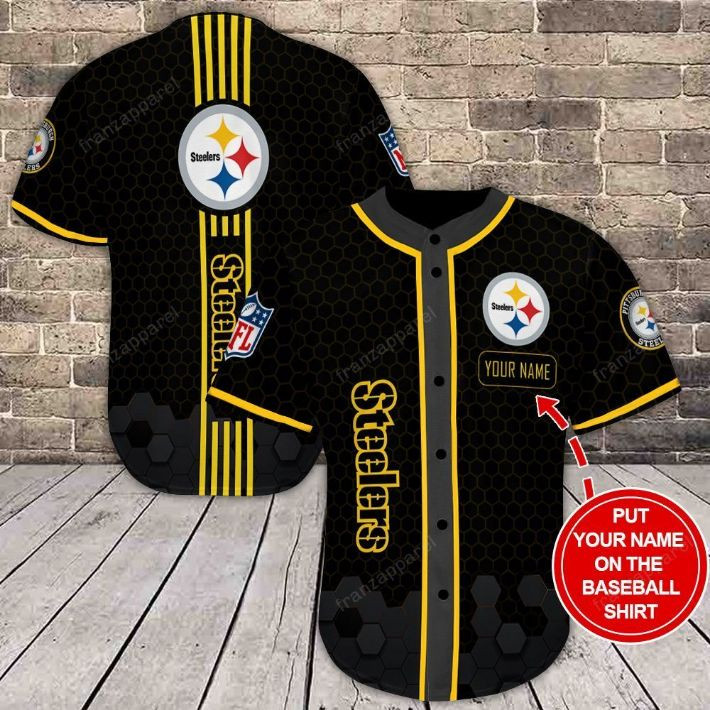 Pittsburgh Steelers Personalized Baseball Jersey Shirt 131