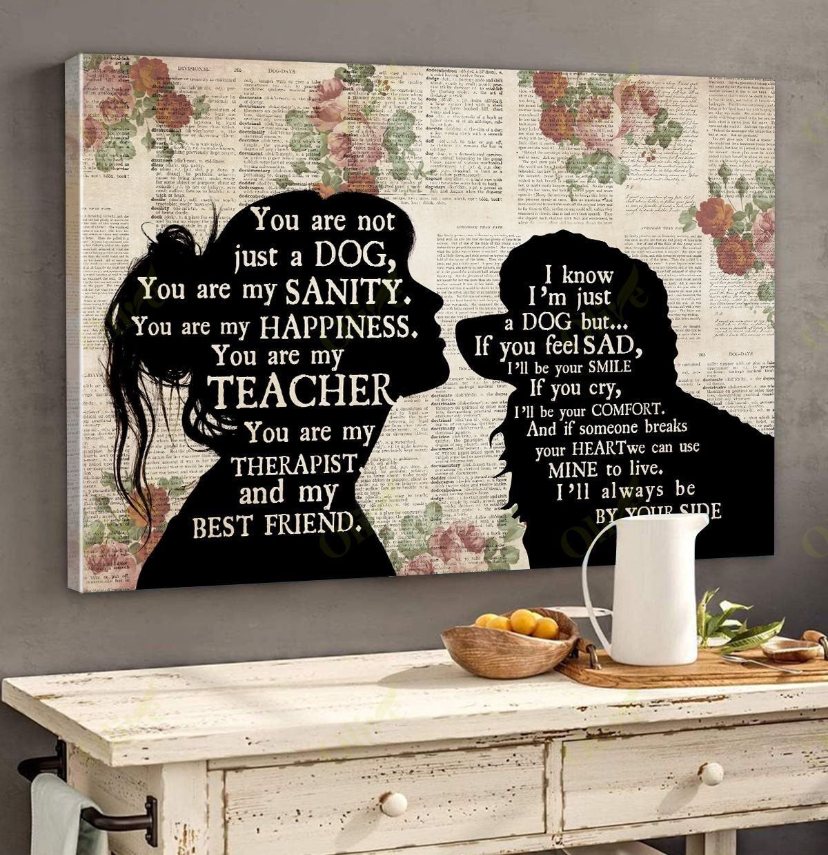 Poodle - Always Be By Your Side Poster And Canvas Art Wall Decor