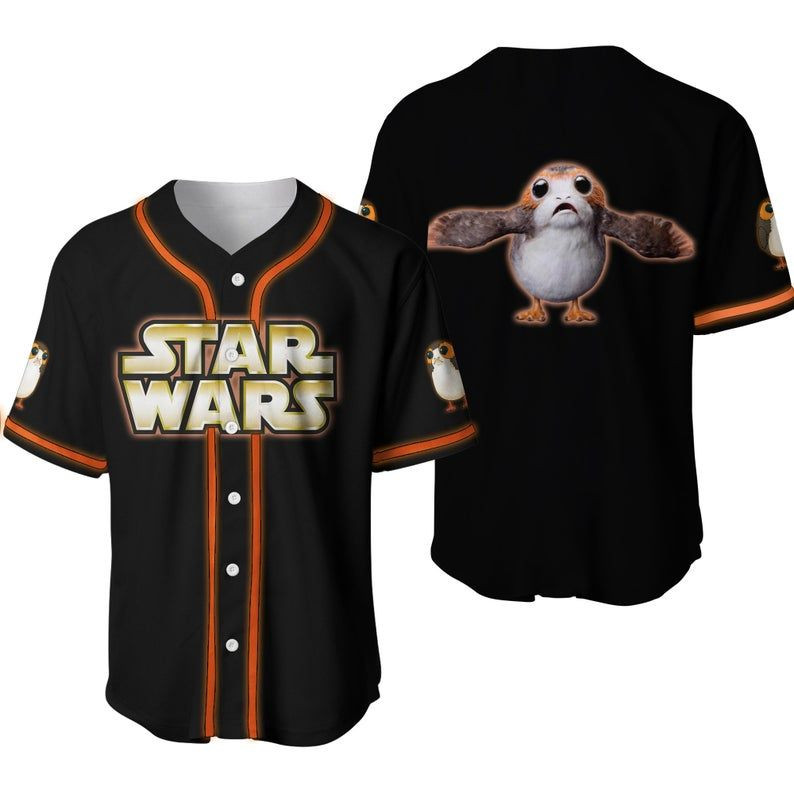 Porg Player Star Wars Baseball Jerseyer Jersey