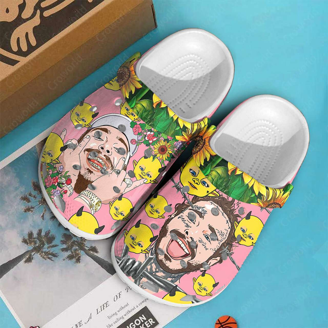 Post Malone Crocs Crocband Clogs