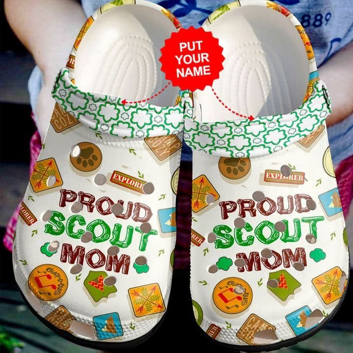Proud Mom Crocs Clog Shoes Scout Crocs